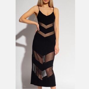 Cult Gaia Lani Knit Black Dress